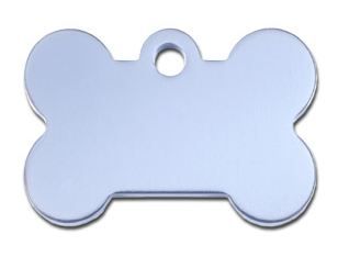 ID Tag Bone Small Pastel - PINK